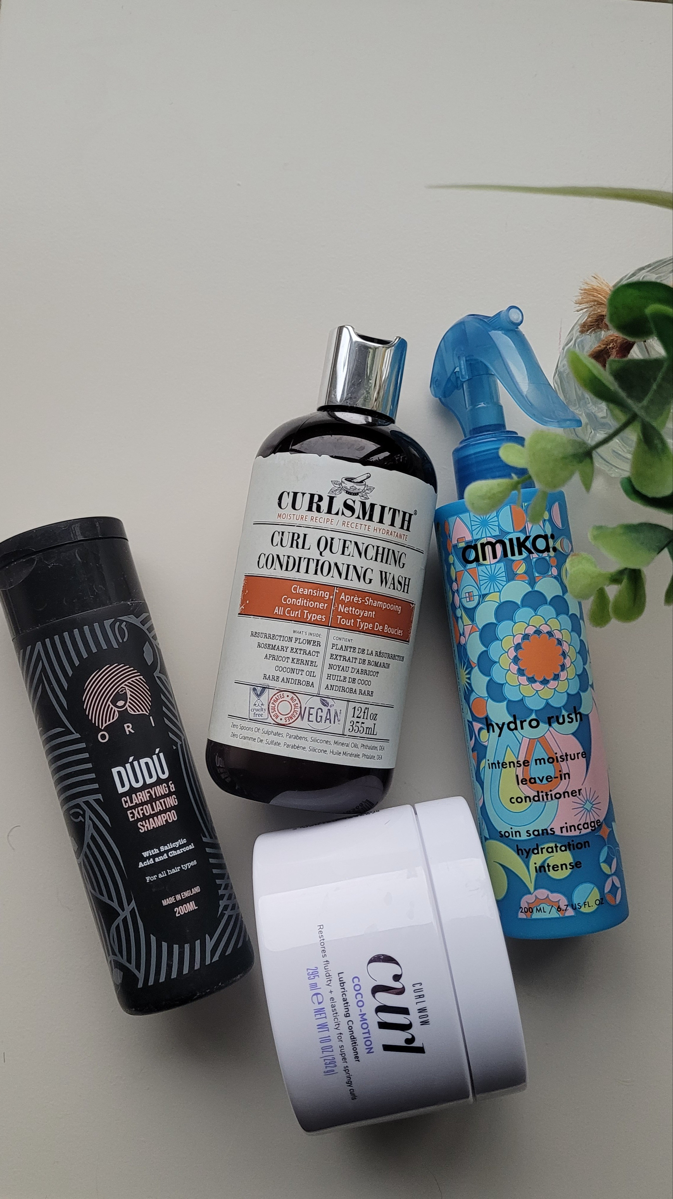 Hair Wash Day 💆🏾‍♀️🖤 Ori lifestyle dudu clarifying shampoo🖤 Curlsmith conditioning wash🖤 Curl wow conditioner🖤 Amika hydro rush leave in conditioner#hairwash #hairroutine #ltkhair 

#LTKbeauty #LTKuk #LTKgiftguide