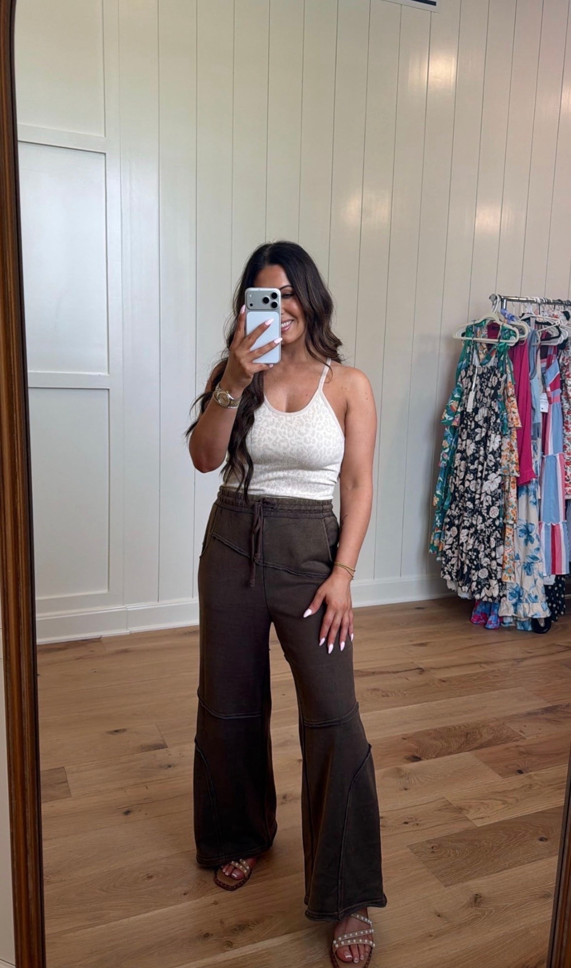 Comfy enough for home, cute enough to wear out 🤎 These wide-leg lounge pants are so soft, and this tank is the perfect neutral staple.

For reference I’m 5’4”, 140 lbs, and wearing a size small!

#LTKStyle #Loungewear #AmazonFashion #NeutralStyle #ComfyChic #TravelOutfit #EverydayStyle #AmazonFinds #LTKFashion #WideLegPants

#LTKdayinmylife #LTKmomlife #LTKootd