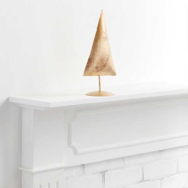 Rustic Gold Metal Tree Decor | World Market