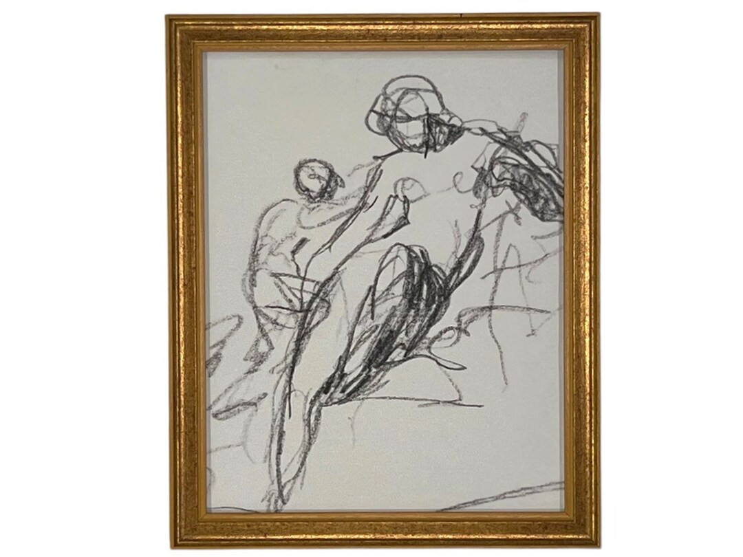 Vintage Framed Canvas Art // Framed Vintage Print // Vintage - Etsy | Etsy (US)