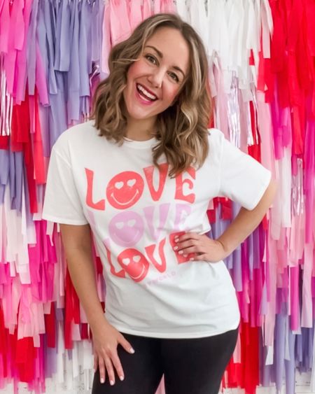 Cutest heart eyes oversized Valentine’s Day tee from #targetfind GIRLS section ! I bought a XXL for a perfect, not boxy, fit 😍 5’8” M/L #valentinesday

#LTKmidsize #LTKkids #LTKSeasonal