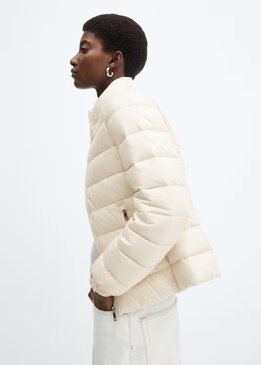 Pocket quilted jacket | MANGO (US)