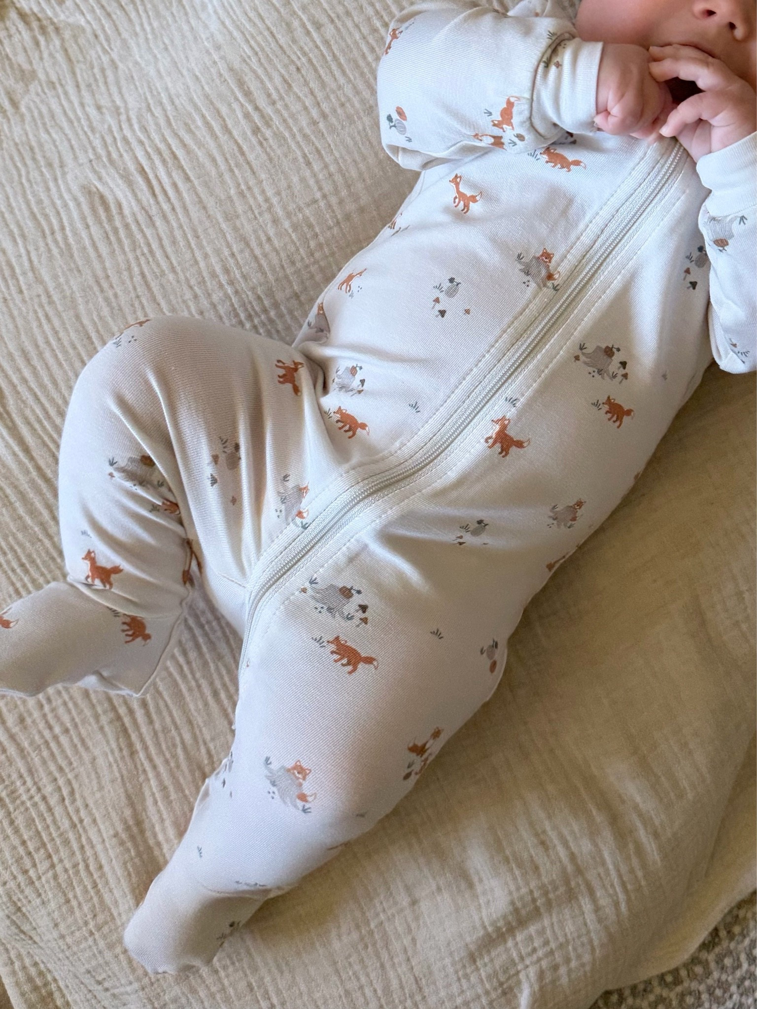 the softest double-zip onesie with the cutest fox pattern for fall 🍂  

#LTKonesie clothes

#LTKfall #LTKbaby #LTKgiftguide