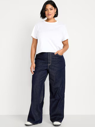High-Waisted Baggy Wide-Leg Jeans | Old Navy (US)