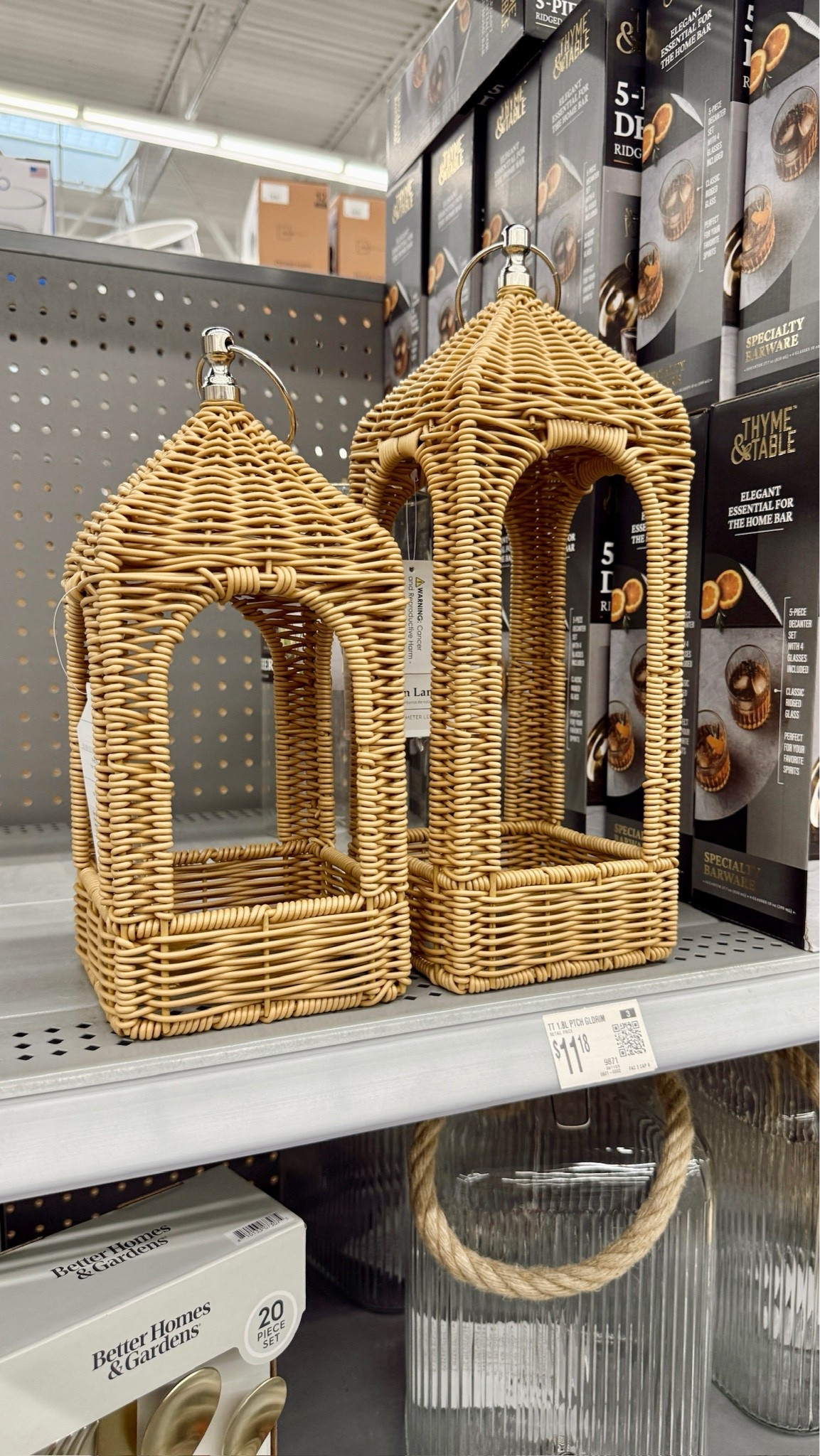 These woven rattan lanterns are perfect for summer front porch decor!

#LTKHome #LTKSeasonal