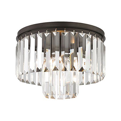 Elk Lighting 15223/1 Close-to-Ceiling-Light-fixtures, 9 x 12 x 12, Bronze | Amazon (US)