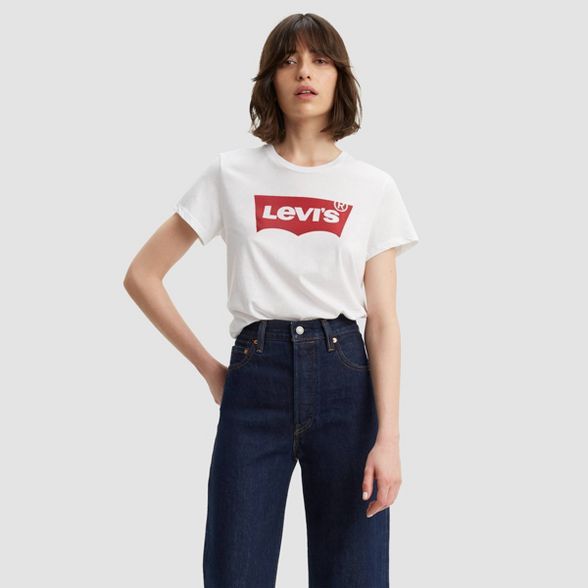 Levi's® Women's Perfect Short Sleeve Crewneck Logo T-Shirt | Target