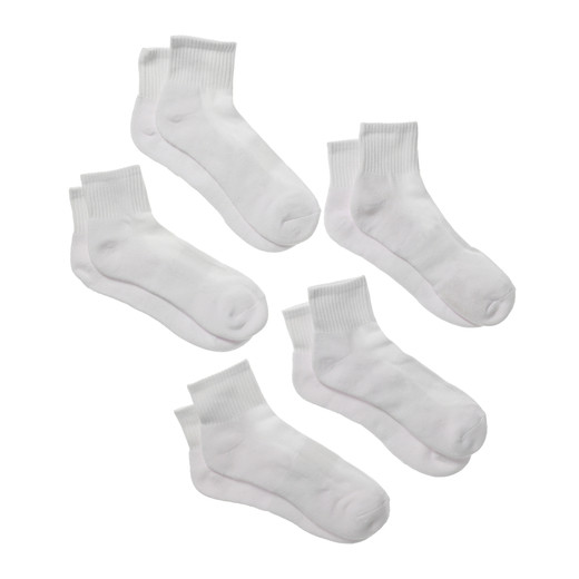 Series-8 Fitness™ Mens Quarter Crew Performance Socks 5-Pack | Five Below