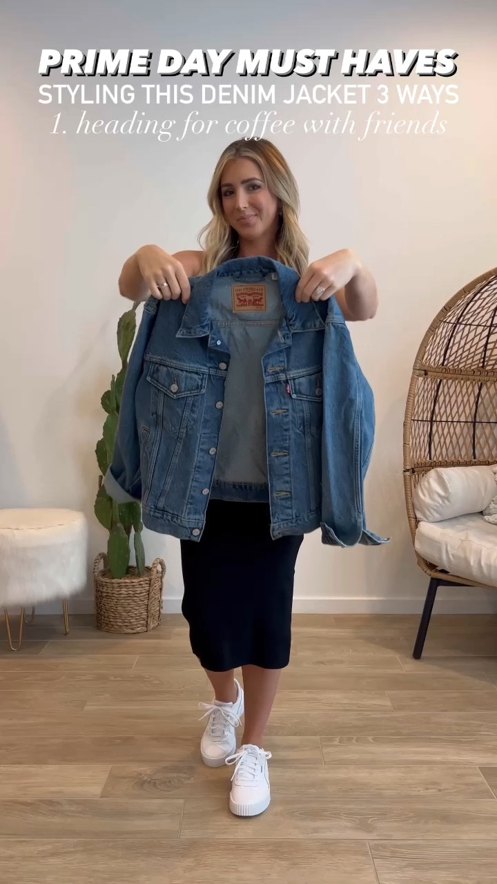 Amazon prime day is here!! Everything is part of the sale. Go with your true size in these pieces 

Casual outfit
Midi skirt
White sneakers
Denim jacket
Levi’s 
Amazon fashion
Neutral fashion
Travel outfit 

#LTKxPrimeDay #LTKunder100 #LTKtravel