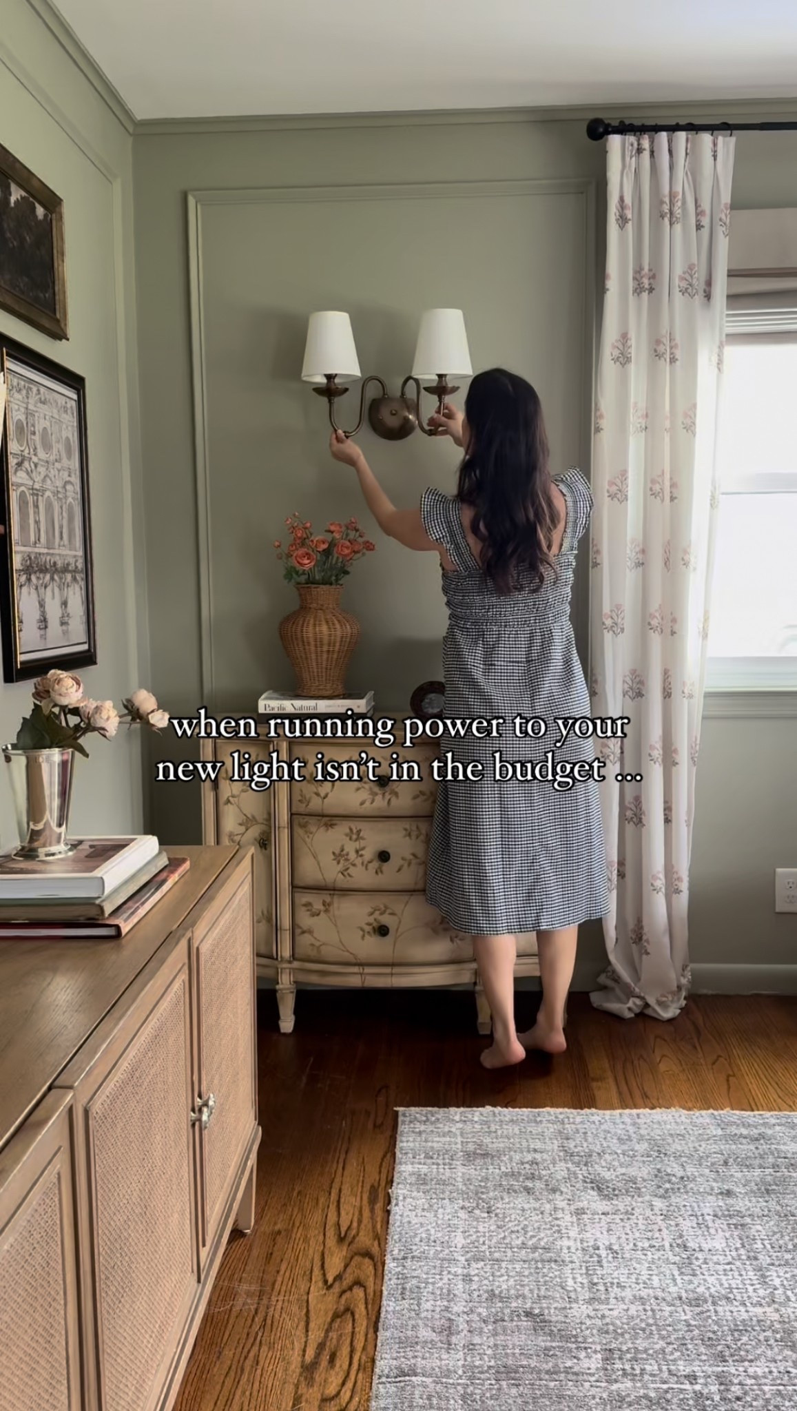 the simplest solution to the lights you don’t want to plug in or hard wire! I’ve seen this trick done many times & have done this with lamps but this is my first time trying with a wall sconce. with this rechargeable light bulb you can pretty much hang a light anywhere 💡 — just make sure you are buying the correct size for your light (this one is E12 but there’s also E26). it also varies from cool to warm but I love the warm.

#LTKHome