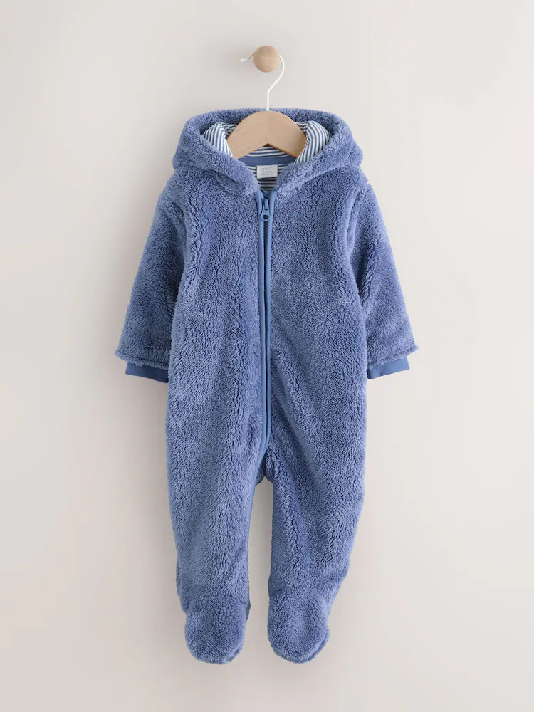 Navy Fleece Baby Pramsuit (0mths-2yrs) | Next US