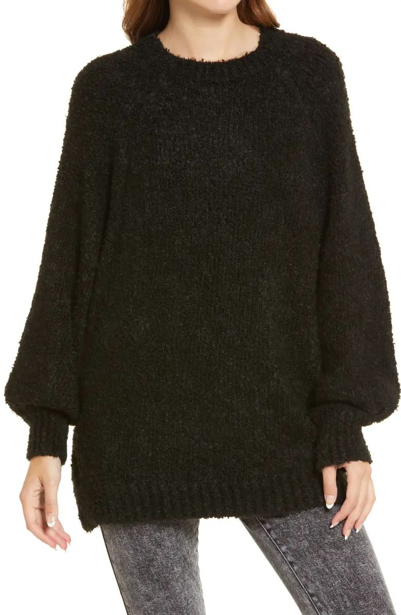 Bouclé Oversize Sweater | Nordstrom
