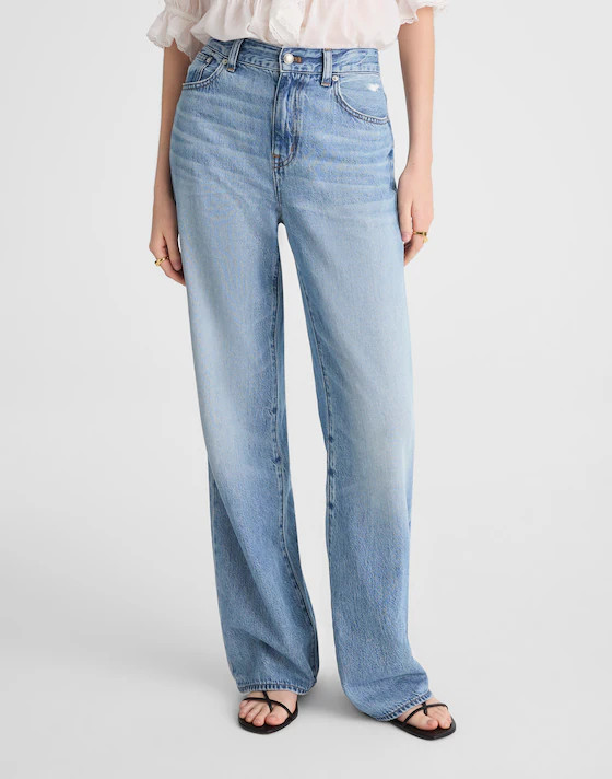 The Perfect Vintage Wide-Leg Jean in Airy Denim | Madewell | Madewell