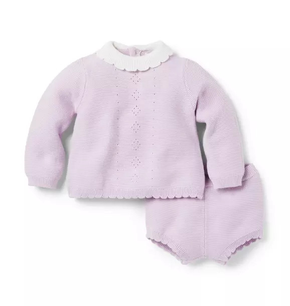 Baby Pointelle Sweater Matching Set | Janie and Jack
