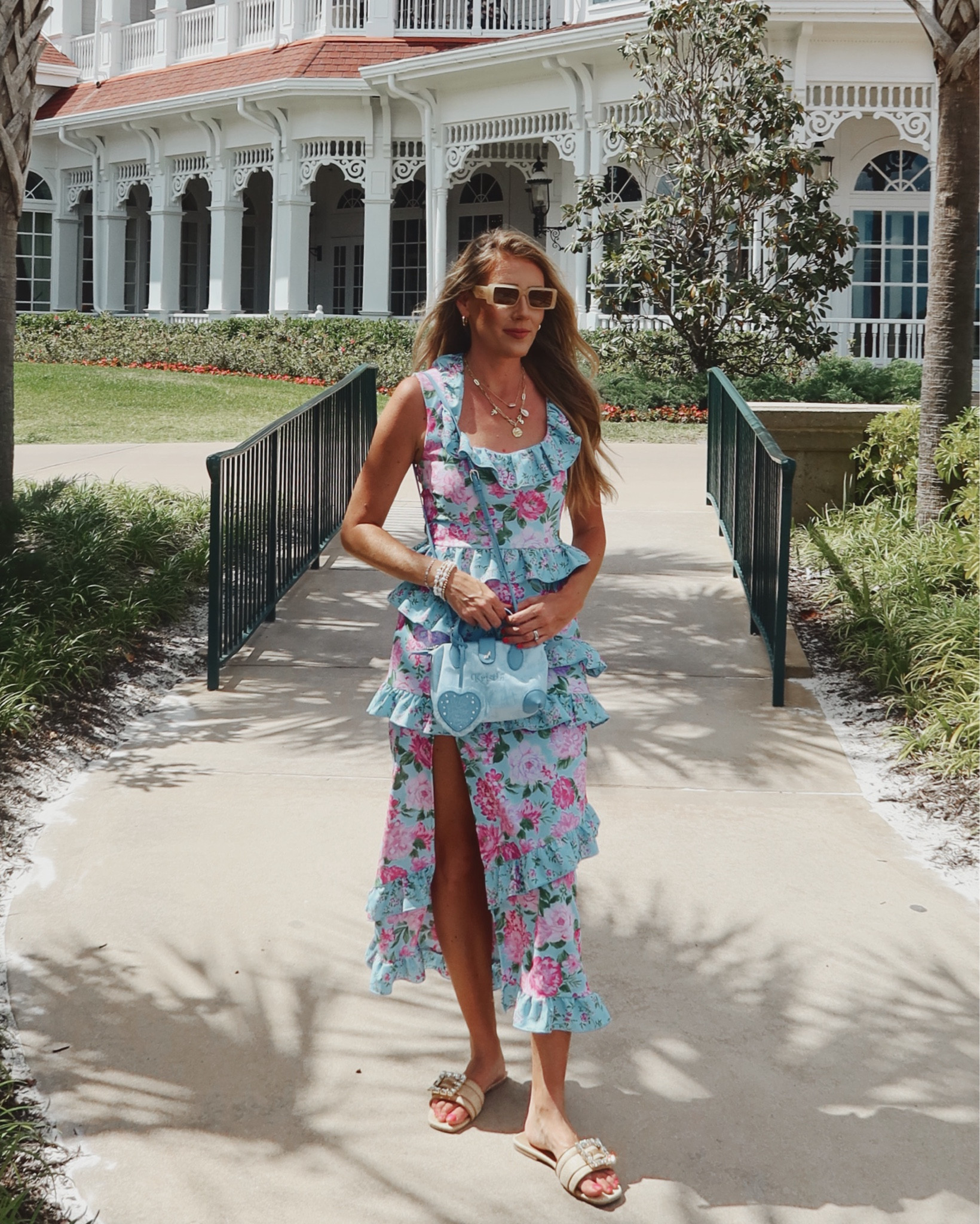In need of a pretty floral spring dress? I have the perfect one! Perfect for Spring outings, wedding guest, vacation etc! Paired with one of my favorite Stoney Clover Lane bags ✨

#LTKTravel #LTKWedding #LTKStyleTip
