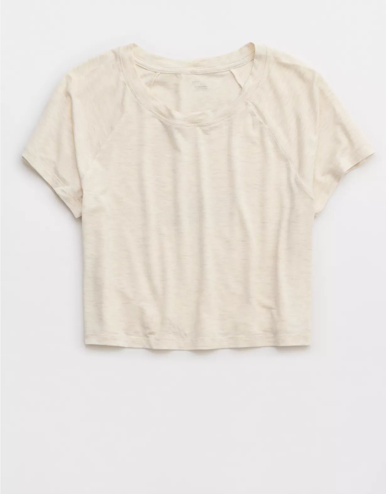 OFFLINE By Aerie Thumbs Up Cropped T-Shirt | Aerie