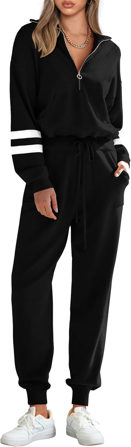 PRETTYGARDEN Women's 2 Piece Sweatsuits Set Fall Outfits | Amazon (US)