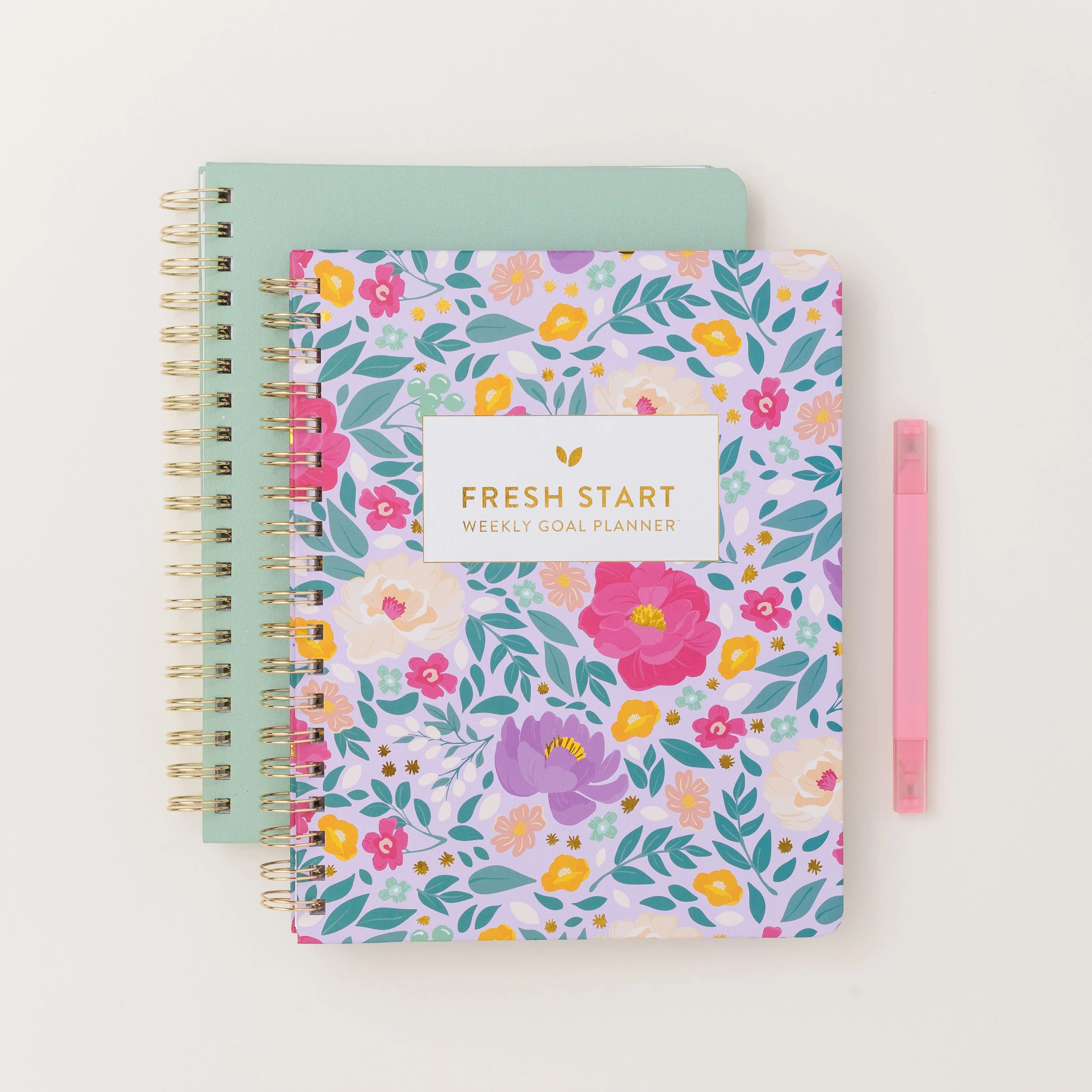 Fresh Start Weekly Goal Planner | Lilac Blooms | Cultivate What Matters