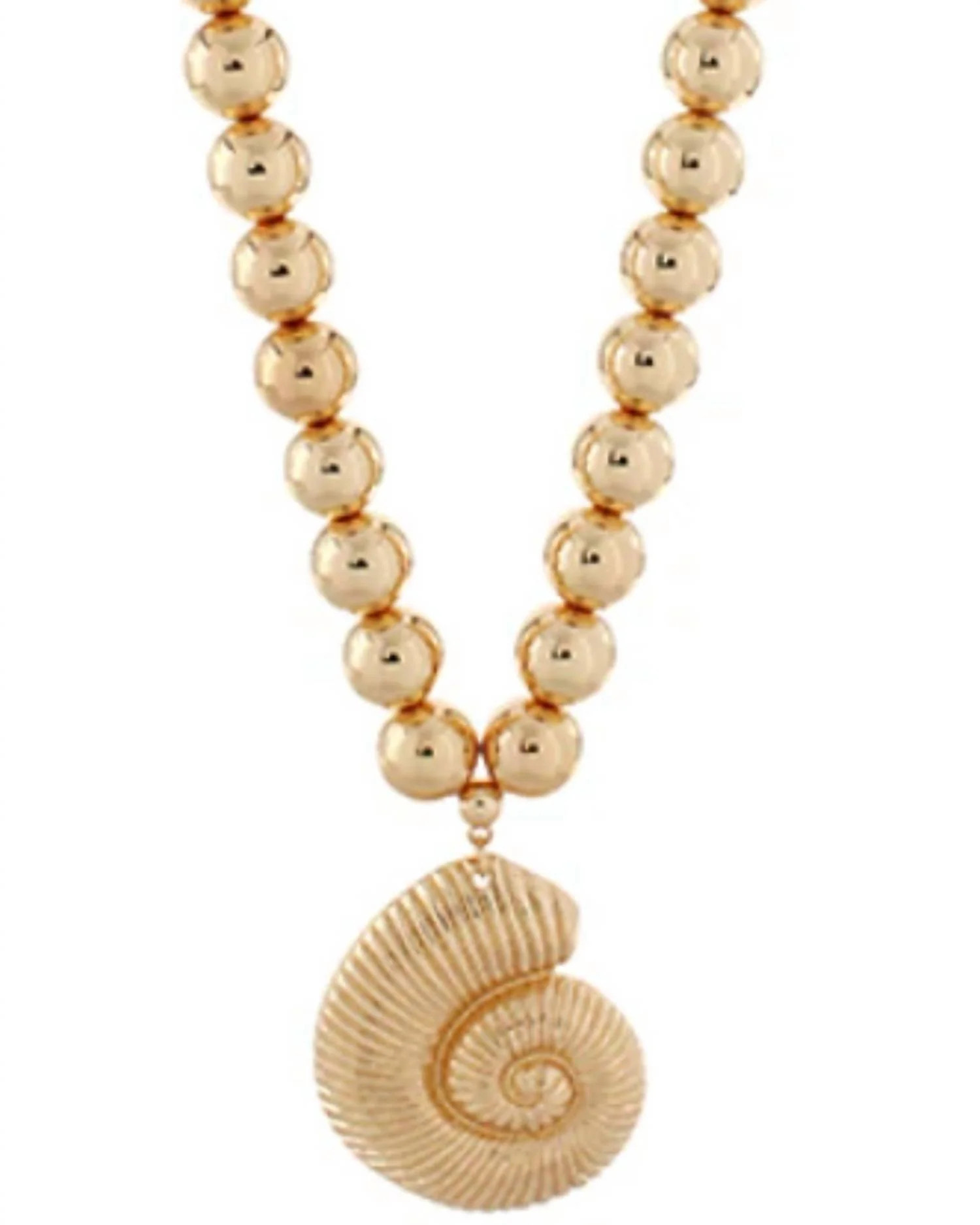 Women's Sea Shell Necklace In Gold | Shop Simon