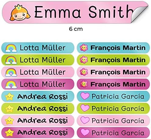 50 Personalized Adhesive Labels to Mark Objects 2.3 x 0.4 in. Waterproof Stickers to Mark School ... | Amazon (CA)
