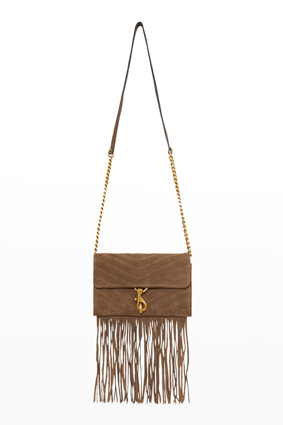 Rebecca Minkoff Edie Wallet On Chain W Fringe Bag | Neiman Marcus