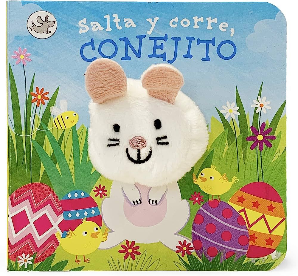 Salta y corre, Conejito / Hippity, Hoppity, Little Bunny Finger Puppet Book (Spanish Edition) | Amazon (US)
