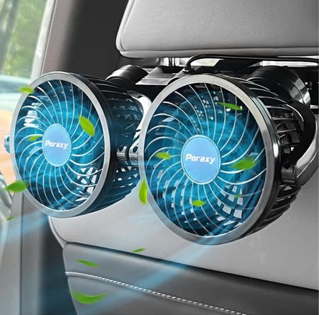 Backseat car fan is a must have during these hot summers! This one’s nice because you can face the fans all different ways! #summerfan #carfan 

#LTKGiftGuide #LTKTravel #LTKKids