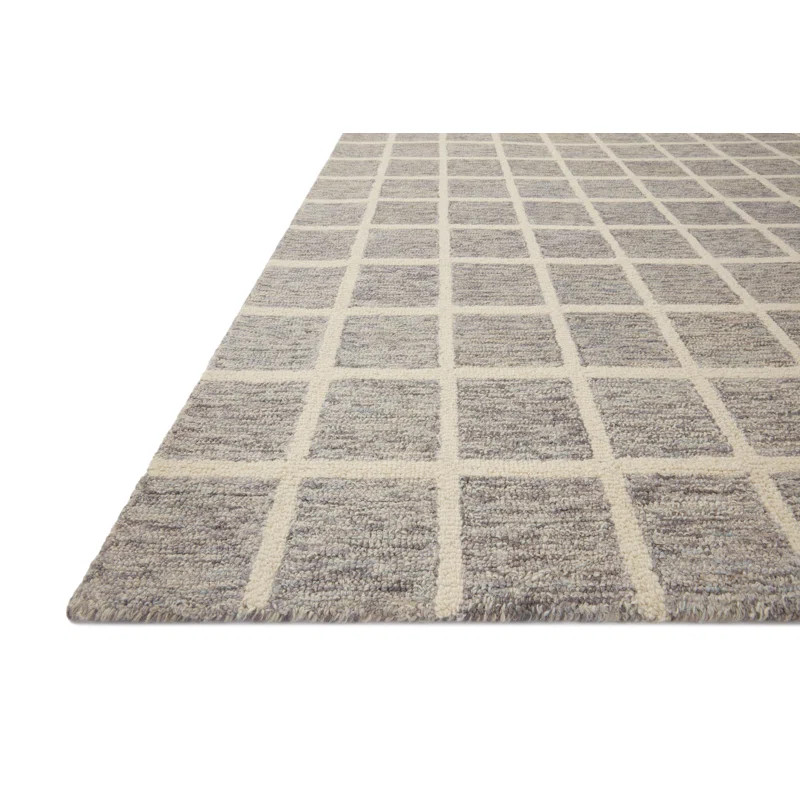 Chris Loves Julia x Loloi Polly Handmade Slate/Ivory Rug | Wayfair North America