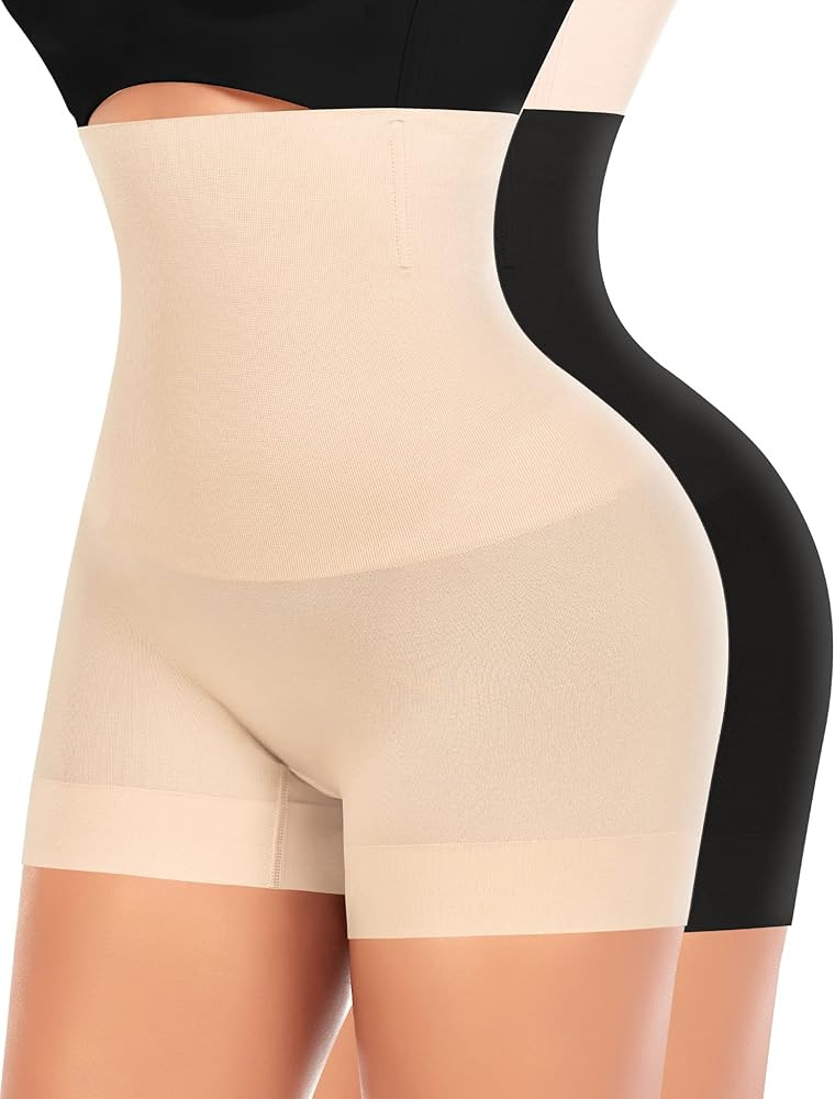 Seamless Shaping Boyshorts Panties for Women Slip Shorts Under Dress Shapewear Shorts Tummy Contr... | Amazon (US)