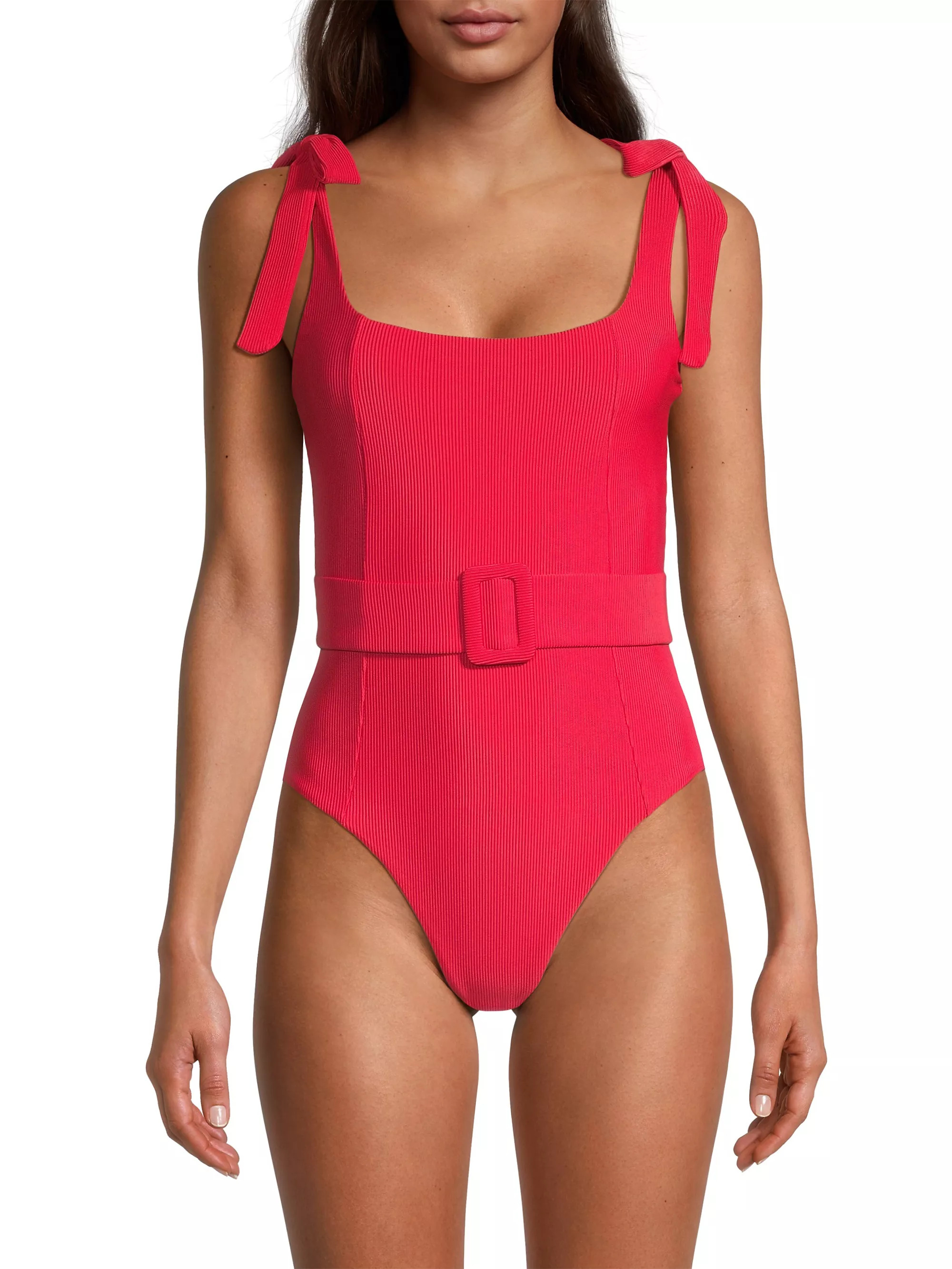 Sydney Ribbed One-Piece Swimsuit | Saks Fifth Avenue
