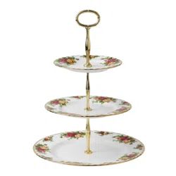 Royal Albert Old Country Roses Bone China Tiered Stand | Wayfair North America