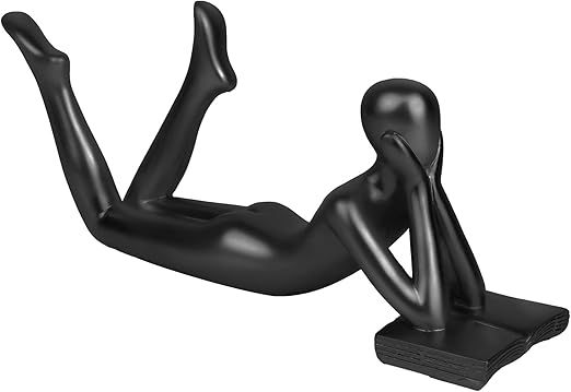 Kilarero Home Decor Modern Abstract Art Bookshelf Decor, Reading Figurines Decorations for Living... | Amazon (US)