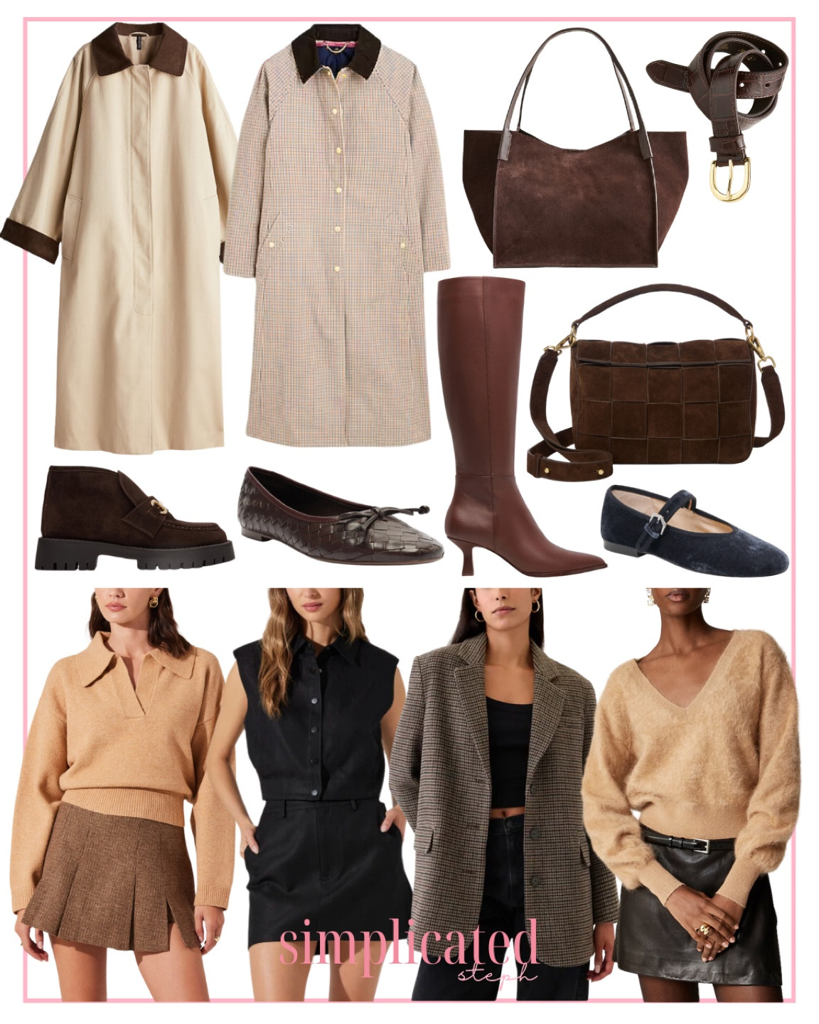 Fall finds 

Fall outfits 
Sweaters
Boots 
Fall bags
Blazer 
Fall jacket 
Barn jacket 

#LTKStyleTip #LTKNYFW #LTKFallSale