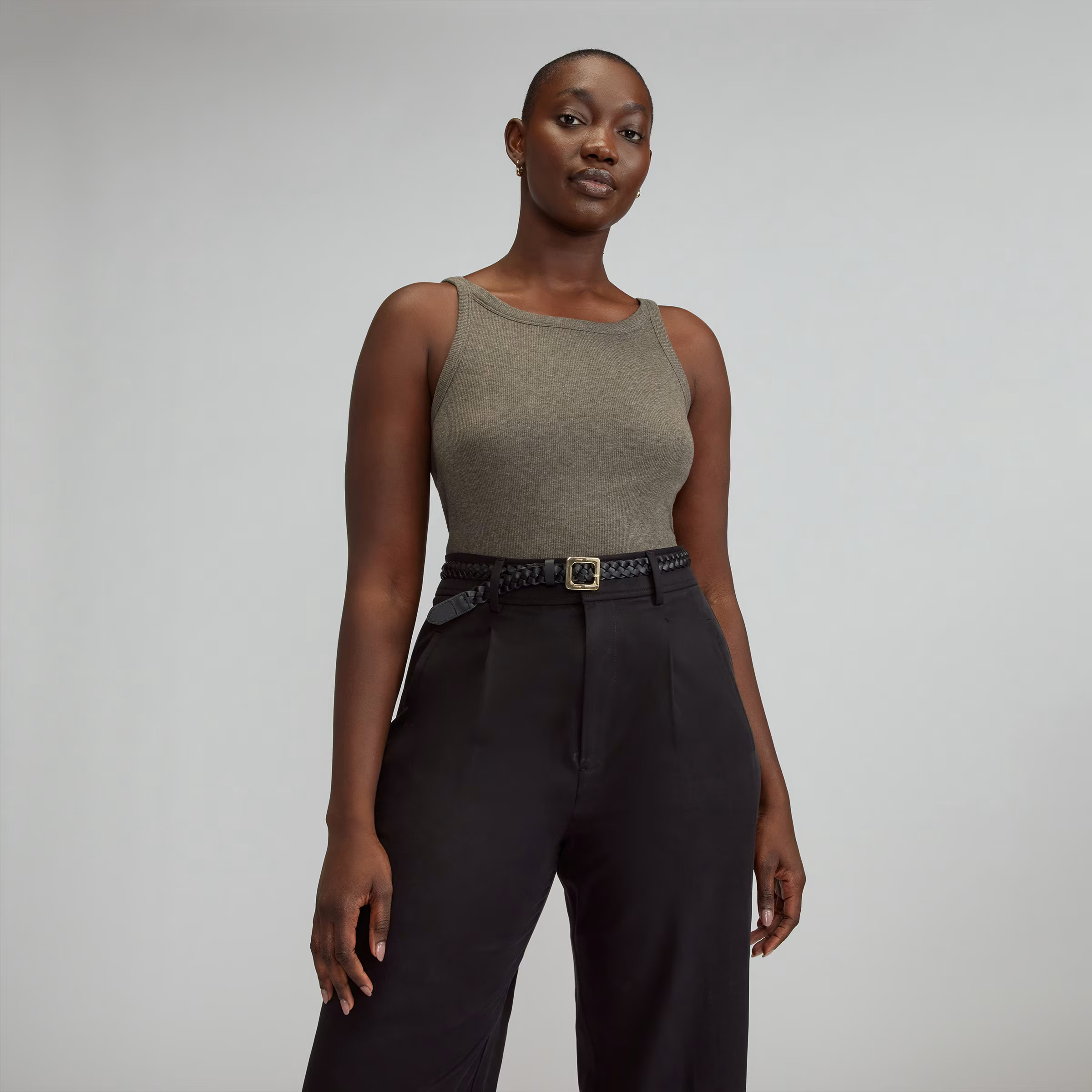 The Supima® Micro-Rib Cropped Tank | Everlane