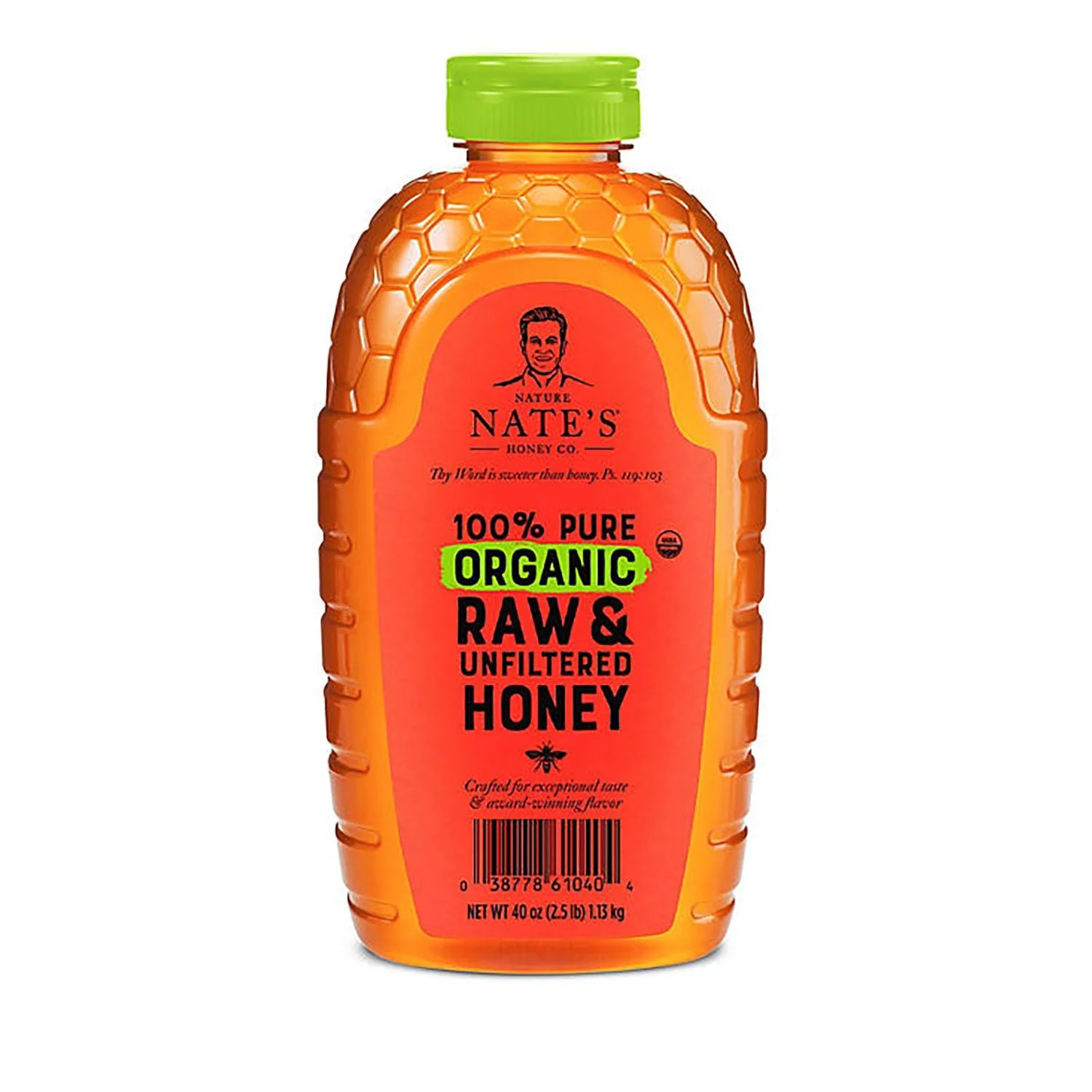 Nature Nate's 100% Organic Pure Raw and Unfiltered Honey, 40 oz. | Sam's Club