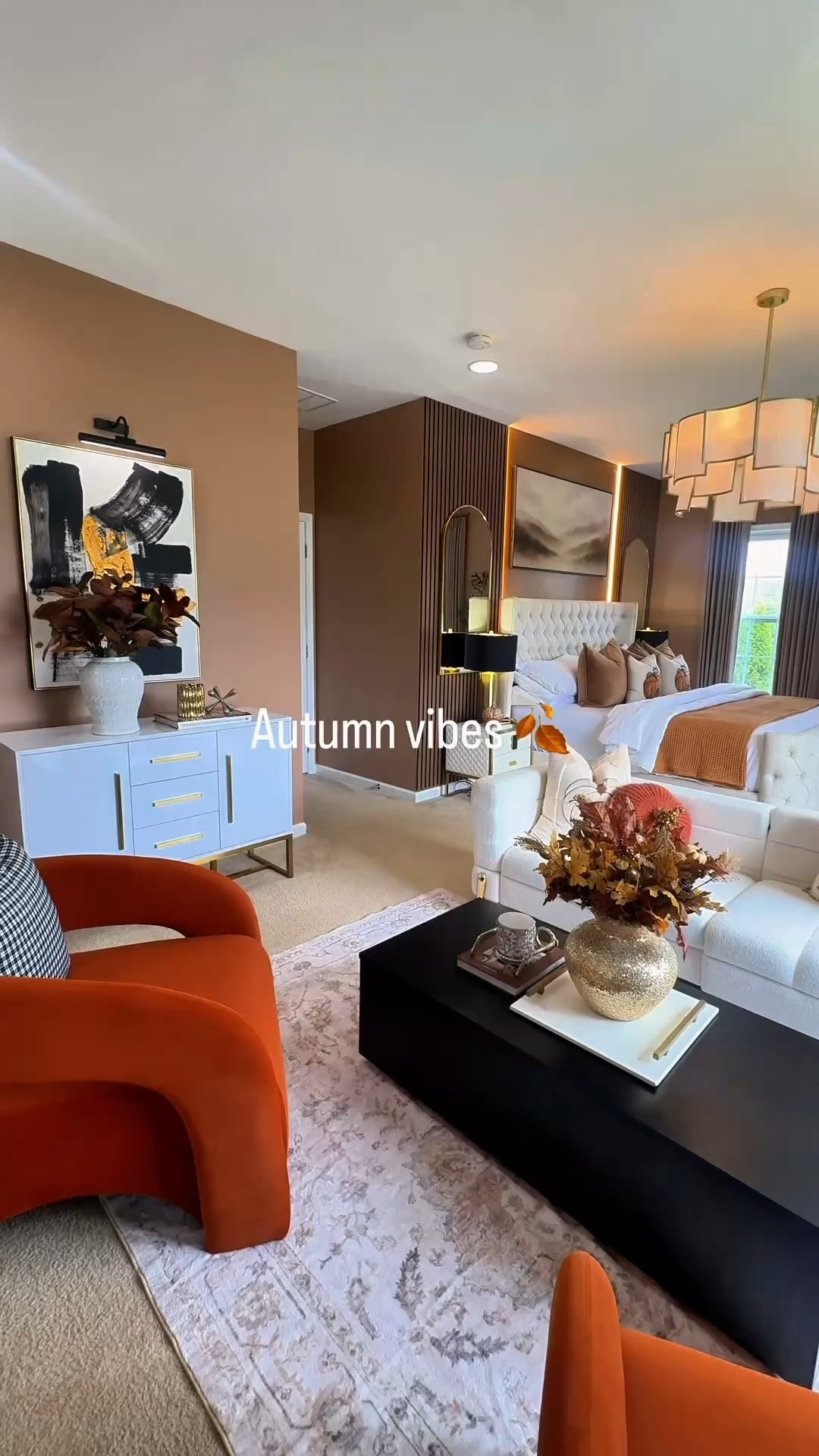 #ad Fall never looked this good 🍂🤎 And as a cool-tone girlie, I decided to step outside my comfort zone and bring in warmer tones to create the cozy, intimate, boutique-hotel feel I’ve been craving. The right rug, textures, frames and seasonal accents can completely change how a space feels without a major makeover. I found so many beautiful fall refreshes at @wayfair that made it easy to give this space a whole new mood. If your home is ready for a seasonal refresh, consider this your sign to play with color, layer textures, and make your space feel like a place you never want to leave. What’s one room you’re refreshing for fall? 🍁 #wayfairpartner #wayfair

#LTKHome #LTKSeasonal #LTKvlog