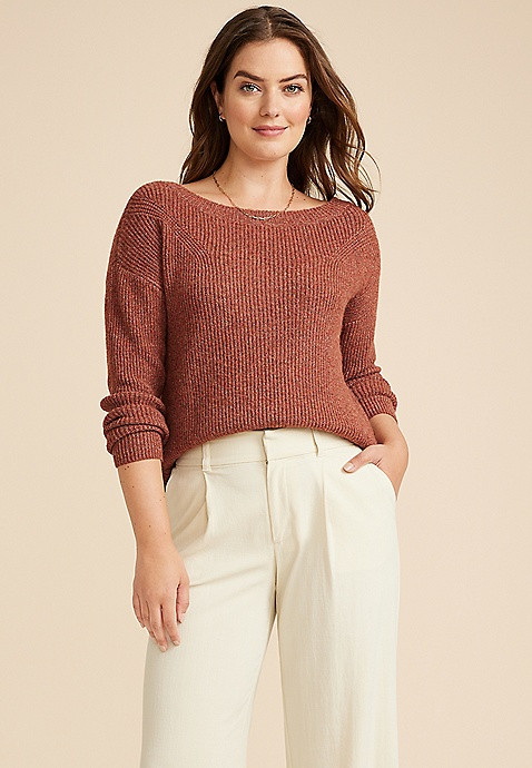 Boat Neck Sweater | Maurices