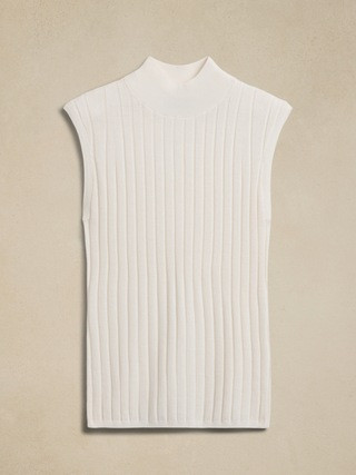 Franki Merino Mock-Neck Top | Banana Republic (US)