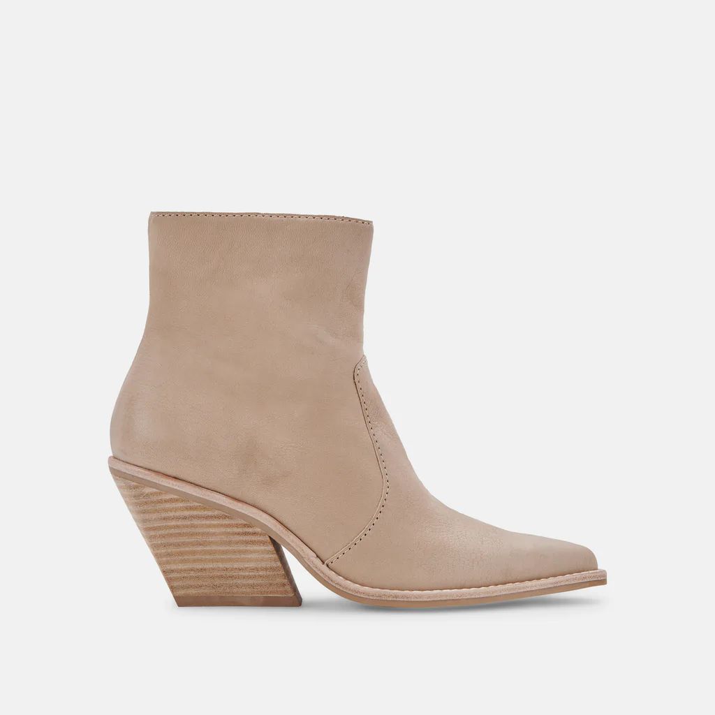 VOLLI WIDE BOOTS DUNE NUBUCK | DolceVita.com