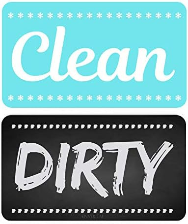 Amazon.com: ENVIX Dishwasher Magnet for Better Kitchen Organization; Double Sided Clean Dirty Mag... | Amazon (US)
