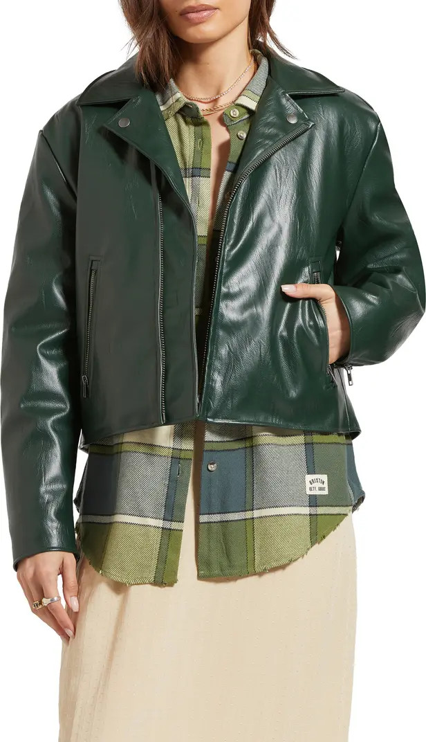 Brixton The Faux Leather Moto Jacket | Nordstrom | Nordstrom