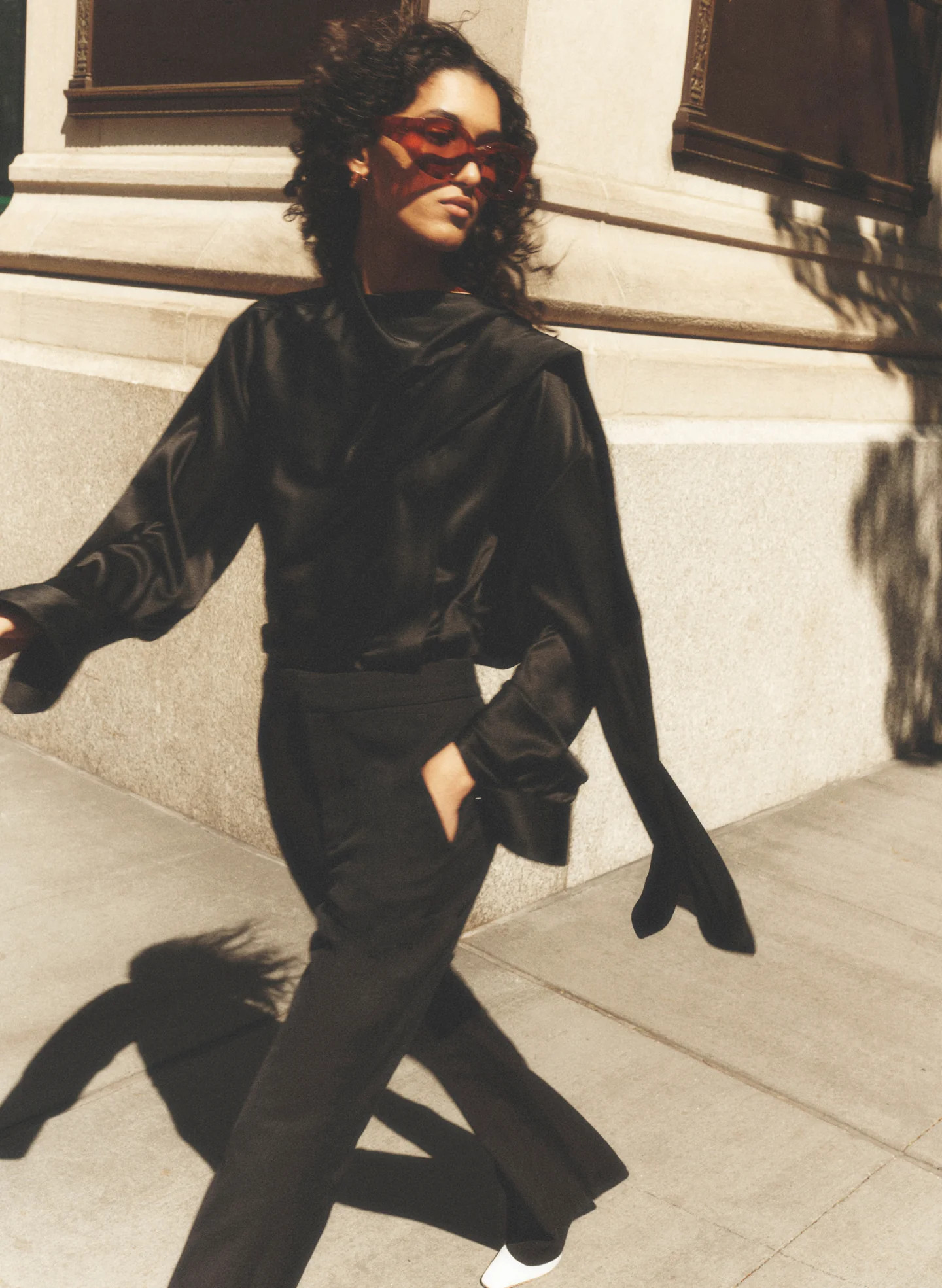 Nadine Silk Draped Top | A.L.C