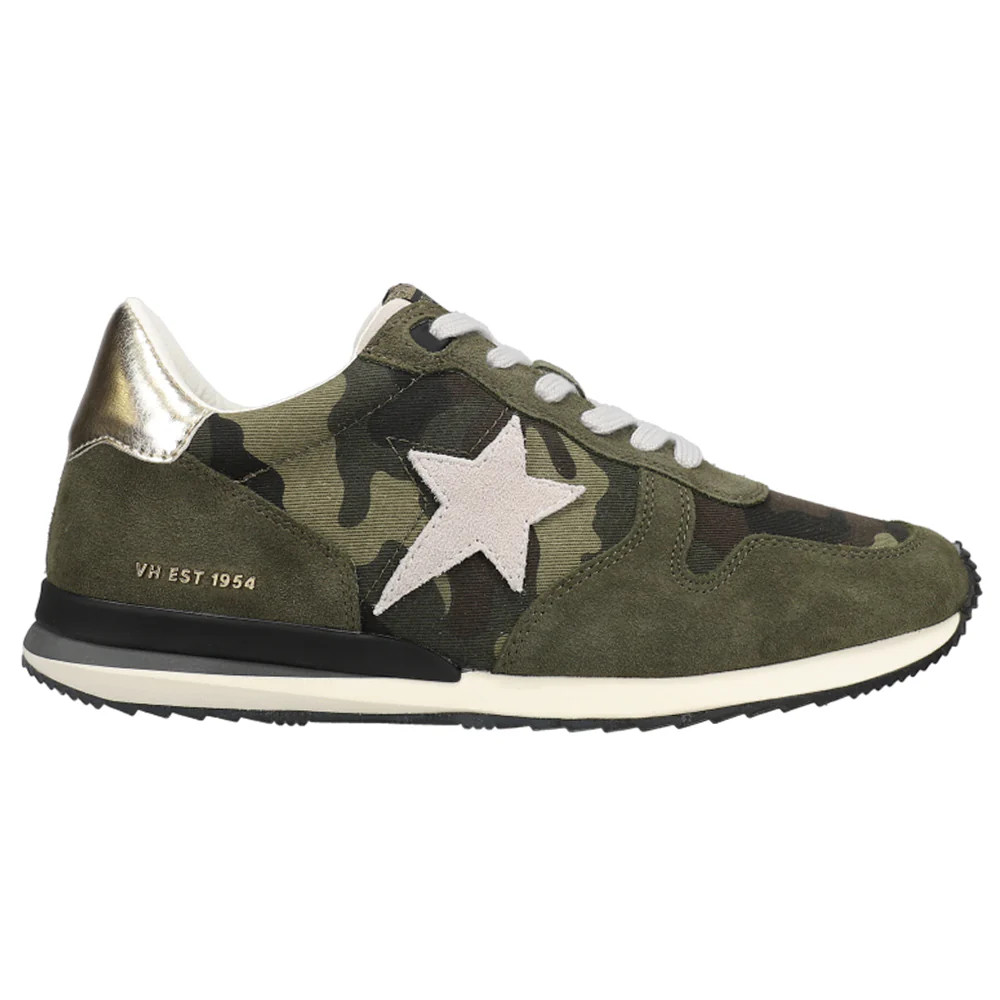 Shop Green Womens Vintage Havana Rock Camo Lace Up Sneakers | Shoebacca
