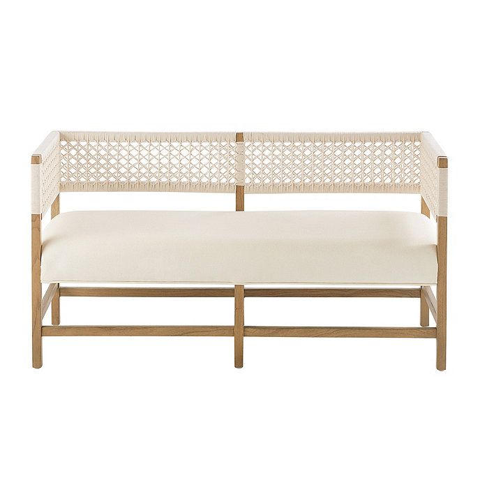 Kallie Woven Bench | Ballard Designs, Inc.