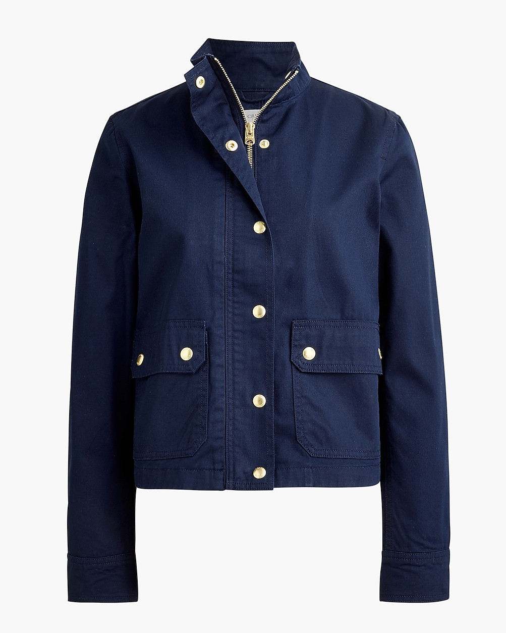 Cropped twill jacket | J.Crew Factory