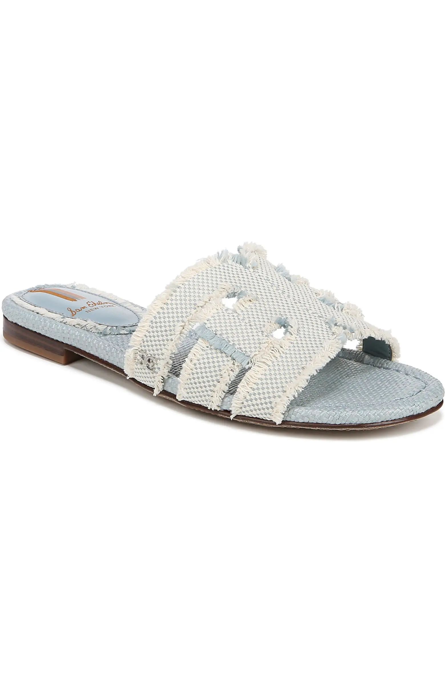 Sam Edelman Bay Fray Slide Sandal | Nordstrom | Nordstrom