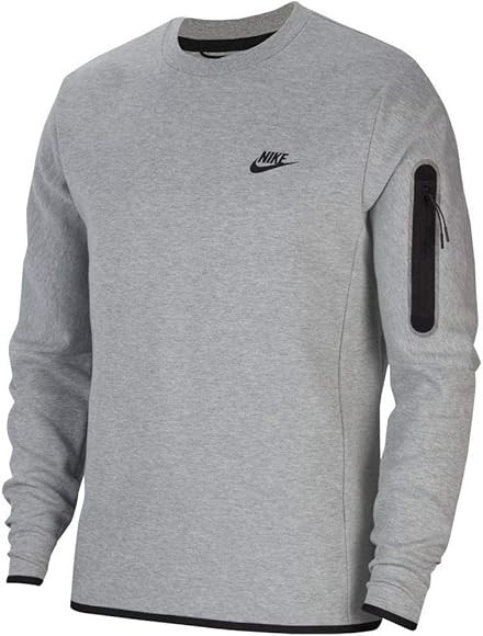 Nike Men's Sportswear Tech Fleece Crew Sweatshirt | Amazon (US)