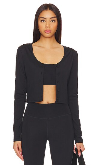 FlowWell Lucia Cardigan in Black | Revolve Clothing (Global)