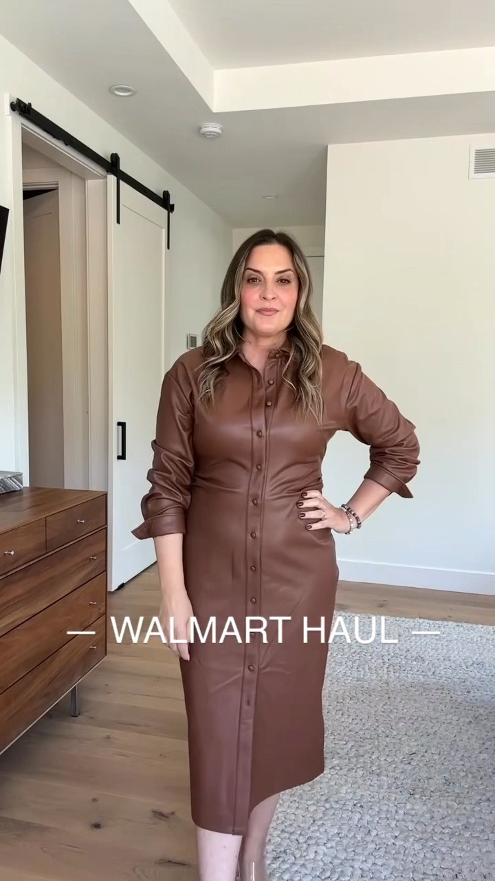 
Walmart… you have stepped 👏 up 👏 your 👏 game 👏

The brown leather dress is incredibly comfy and perfect for transitioning from summer to fall.

And that black dress? It's a total must-have for any occasion—be it a night out, a wedding, or even a formal event. 

Don’t miss out on the pleated leather skirt—it's super cute and versatile for any look! ✨

➡️ Comment YES to get this Walmart haul sent straight to your DM’s!

#walmartfinds #walmarthaul #walmart #walmartstyle #walmartfashion #walmartoutfit #walmartfauxleather 

#LTKOver40 #LTKFindsUnder50 #LTKSeasonal