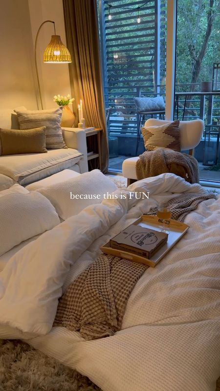  a cozy living room campout is so fun! This is the mattress from my pull out sofa in the other room. 

Linking a similar option and foldable options that would be easy to store! 

#LTKVideo #LTKHome